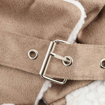 Womens Winter Full Zipper Faux Fleece Jackets Long Sleeve Warm Teddy Coats with Pockets