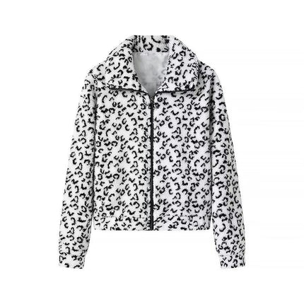 Women's Fashion Winter Coat Sherpa Fleece Faux Fur Shearling Zip Up Warm Outerwear