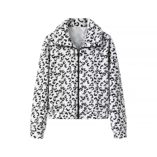 Women's Fashion Winter Coat Sherpa Fleece Faux Fur Shearling Zip Up Warm Outerwear