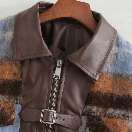 Women's Faux Fur Winter Coat Casual Warm Zip Up Outerwear Jacket with Pockets