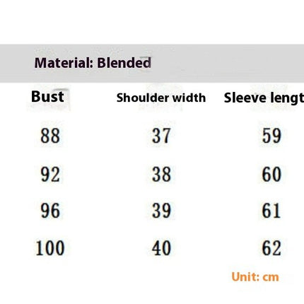 Tweed Blazers Cropped Jacket for Women Fall Winter Blazer Business Casual Coat