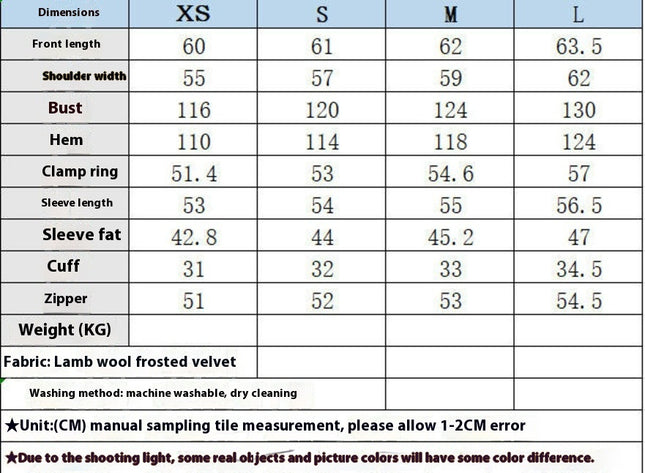 Women's Coat Casual Lapel Fleece Fuzzy Faux Shearling Zipper Coats Warm Winter Outwear Jackets