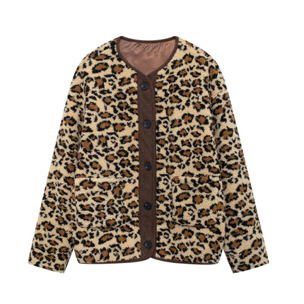 Women's Warm Winter Coats Long Sleeve Button up Fuzzy Sherpa Faux Fleece Jackets Outerwear