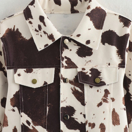 Womens Fashion Cropped Jackets Button Down Long Sleeve Lapel Coats