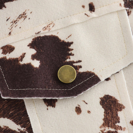 Womens Fashion Cropped Jackets Button Down Long Sleeve Lapel Coats