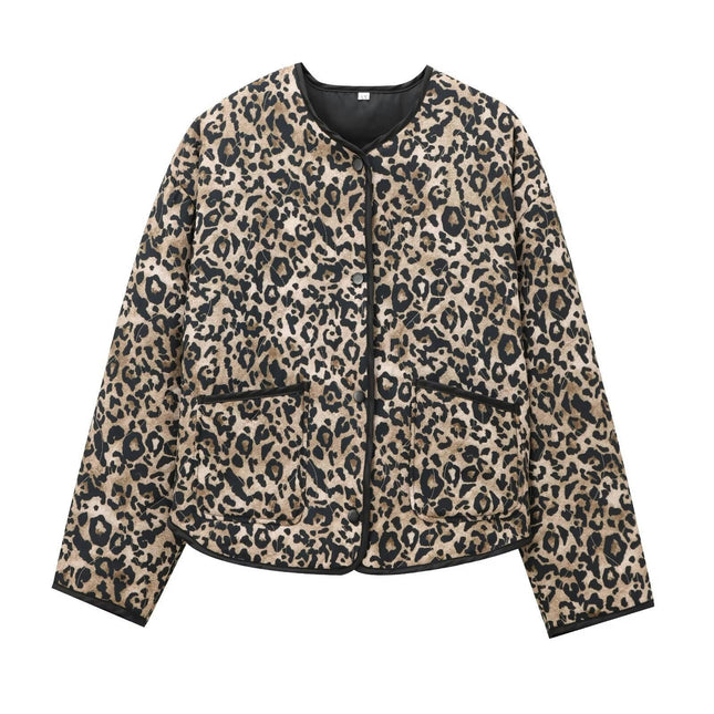Women's Casual Cropped Puffer Jacket Lightweight Winter Warm Quilted Button Down Coat