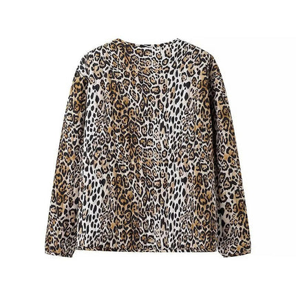 Women's Warm Quilted Jackets Print Tie Front Long Sleeve Padded Warm Outerwear