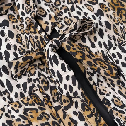 Women's Warm Quilted Jackets Print Tie Front Long Sleeve Padded Warm Outerwear