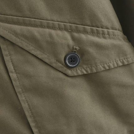 Oversized Barn Jacket for Women Corduroy Lapel Collar Button Down Casual Canvas Jacket Outwear