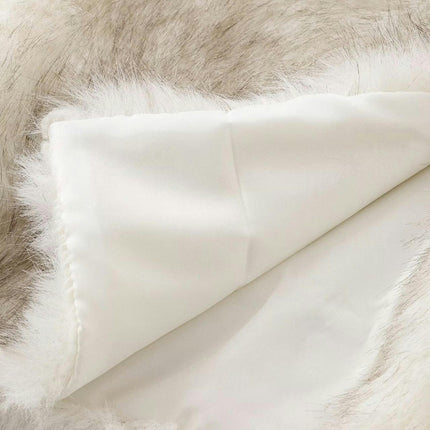Women Fluffy Faux Fur Coat Cropped Jacket Winter Warm Fuzzy Teddy Jacket