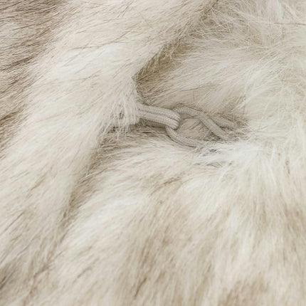 Women Fluffy Faux Fur Coat Cropped Jacket Winter Warm Fuzzy Teddy Jacket
