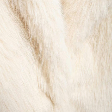 Womens Fuax Fur Coat Winter Warm Fluffy Jacket Thick Outerwear