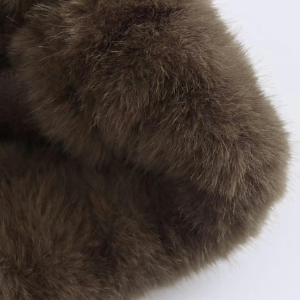 Womens Sherpa Jacket Fuzzy Zip Up Hoodie Fleece Jackets Fluffy Coat with Pockets