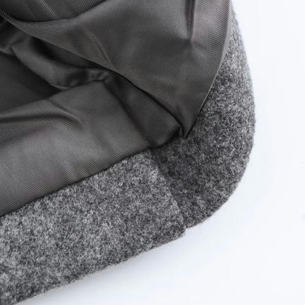 Women's Winter Blend Coat Casual Notch Lapel Double-Breasted Jackets Overcoat