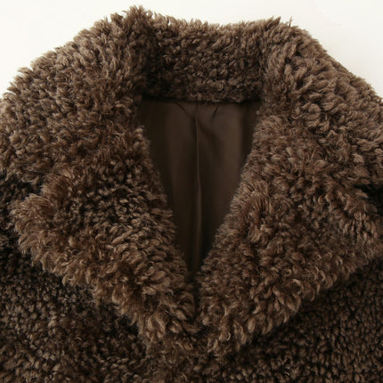 Women's Winter Coats Long Sleeve Fluffy Faux Fur Warm Jacket Sherpa Outwear