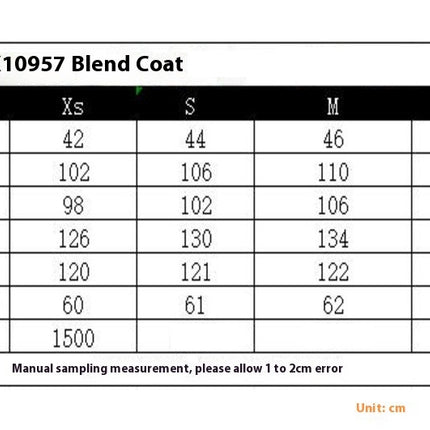 Women's Notch Lapel Double Breasted Coat Blend Long Overcoat Winter Outwear