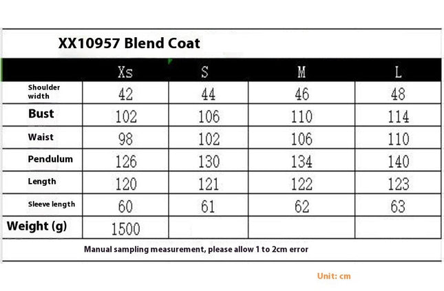 Women's Notch Lapel Double Breasted Coat Blend Long Overcoat Winter Outwear