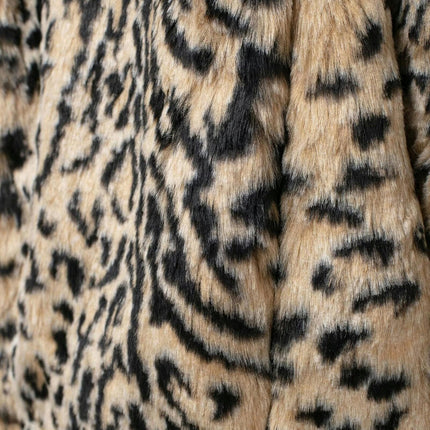 Women's Faux Fur Coats Winter Warm Lapel Fuzzy Jacket Overcoat Fashion Outerwear