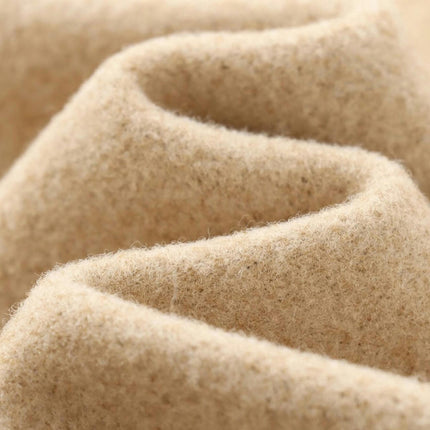 Women's Notch Lapel Winter Coat Single Breasted Mid-Long Wool Blend Outerwear