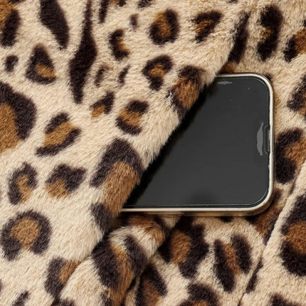 Faux Fur Coats for Women Fashion Long Sleeve Shaggy Jackets Lapel Outerwear