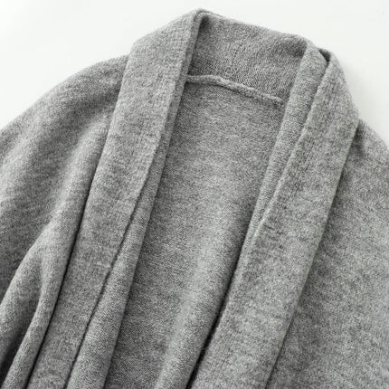Womens Open Front Knit Cardigans Long Sleeve Casual Sweater Coat with Pockets