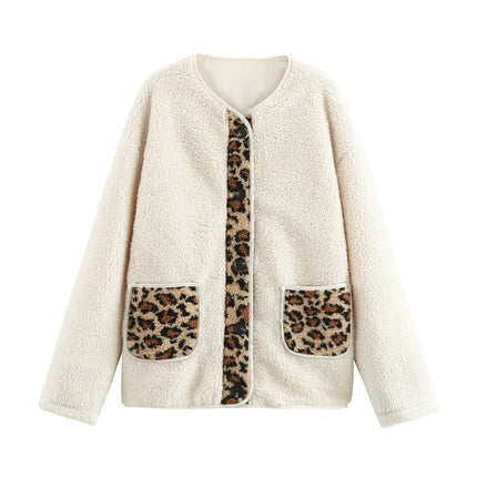 Women's Casual Warm Winter Coats Long Sleeve Button up Fuzzy Sherpa Fleece Jackets Outerwear
