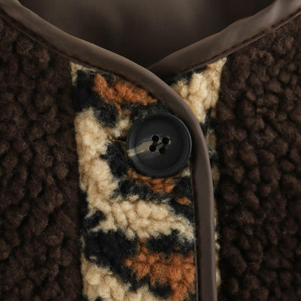 Women's Casual Warm Winter Coats Long Sleeve Button up Fuzzy Sherpa Fleece Jackets Outerwear