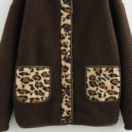 Women's Casual Warm Winter Coats Long Sleeve Button up Fuzzy Sherpa Fleece Jackets Outerwear