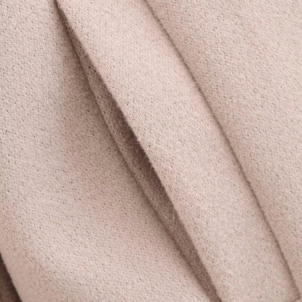 Womens Fall Winter Coats Notch Lapel Single Breasted Loose Jackets Outerwear