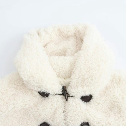 Womens Casual Faux Shearling Coat Fleece Fuzzy Hooded Warm Winter Jackets