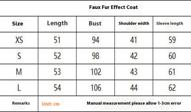 Womens Faux Fur Cropped Jacket Fluffy Long Sleeve Fashion Warm Shaggy Short Coat Outerwear