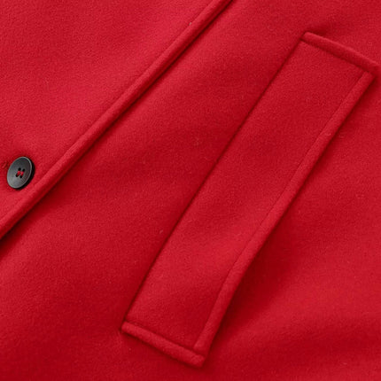 Women's Winter Classic Outwear Overcoat with Pockets Single Breasted Pea Coat