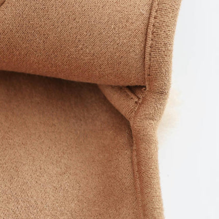Women's Sherpa Fleece Jacket Long Sleeve Faux Fuzzy Coat Button Warm Winter Outwear with Pockets