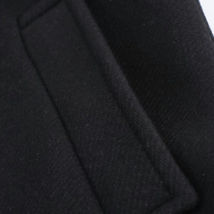 Women's Winter Warm Outwear Notch Lapel One Buttoned Mid-Long Coat