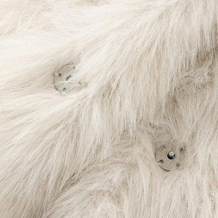 Womens Faux Fur Coat Shaggy Casual Lapel Jackets Winter Warm Fuzzy Outerwear