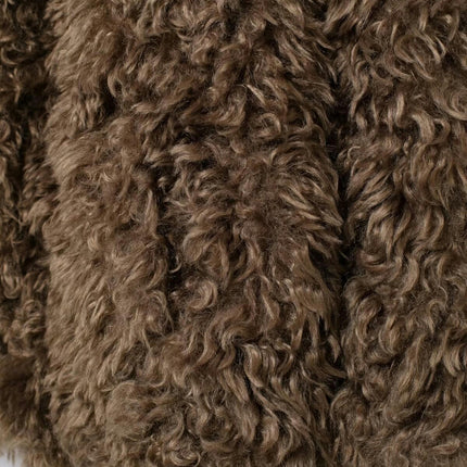Women's Winter Coats Faux Fur Jacket Long Sleeve Shaggy Warm Outerwear