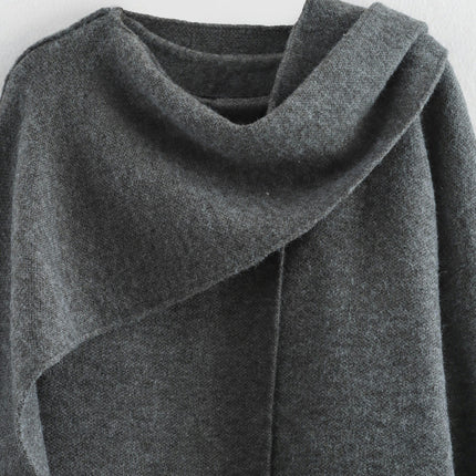 Autumn Winter Cape For Women Long Sleeve Soft Short Coat Outerwear
