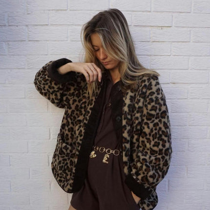Women's Warm Winter Coats Long Sleeve Button up Fuzzy Sherpa Fleece Jackets Outerwear