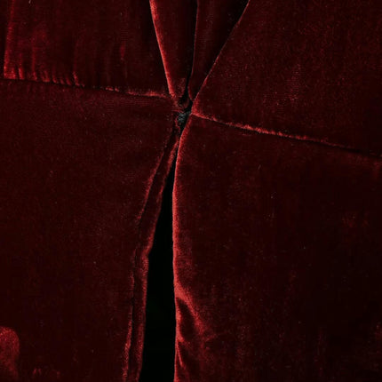 Women's Cropped Velvet Jacket Long Sleeve Fall Winter Coats Outerwear