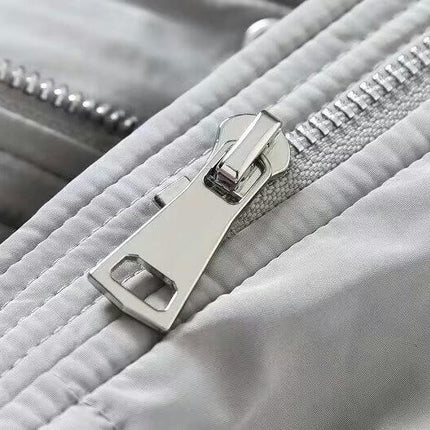 Women's Thickened Long Puffer Jacket Winter Zipper Hooded Warm Coat Outerwear