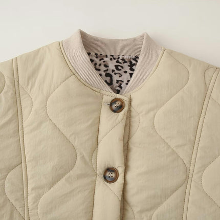 Women's Quilted Jackets Lightweight Casual Warm Button Down Winter Coats with Pockets