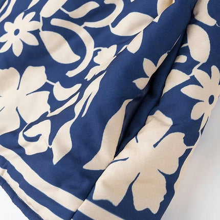 Lightweight Jackets for Women Floral Print Open Front Padded Cardigan Outwear