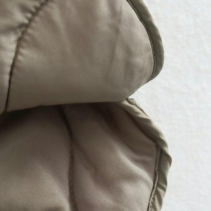 Womens Lightweight Quilted Jackets Button Down Coats Padded Outwear with Pockets