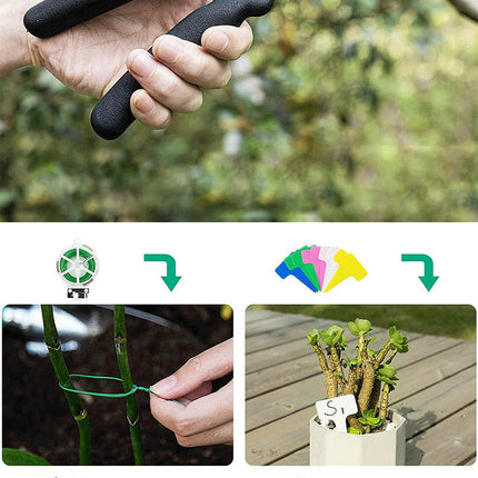 Stainless Steel Heavy Duty Gardening Tool Set with Non-slip Rubber Grips and Carrying Bag, Outdoor Hand Tools