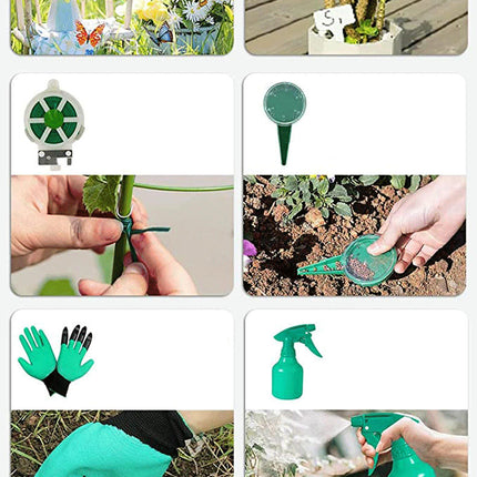 Gardening Tool Set, Stainless Steel Heavy Duty Gardening Tool Set, with Non-Slip Rubber Grip, Storage Tote Bag