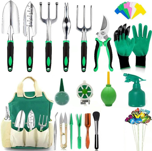 Garden Tool Set Suitable for Garden Yard Pruning, Weeding, Soil Loosening and Transplanting Tools