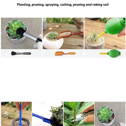 Garden Tool Set Suitable for Garden Yard Pruning, Weeding, Soil Loosening and Transplanting Tools