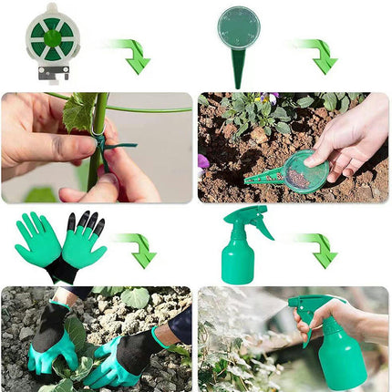 Garden Tool Set Suitable for Garden Yard Pruning, Weeding, Soil Loosening and Transplanting Tools