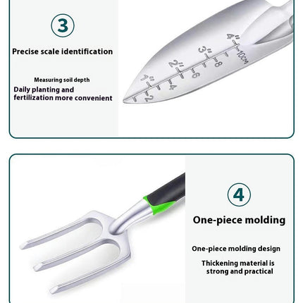 Garden Tool Set Suitable for Garden Yard Pruning, Weeding, Soil Loosening and Transplanting Tools