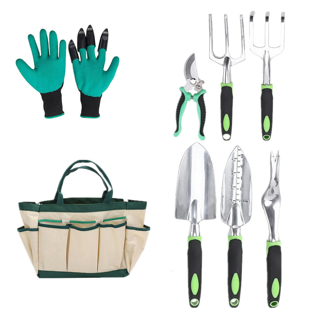 Garden Tools Aluminum Alloy Gardening Tools Garden Tool Set With Canvas Bag